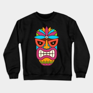 Exotic Tiki Masks Crewneck Sweatshirt